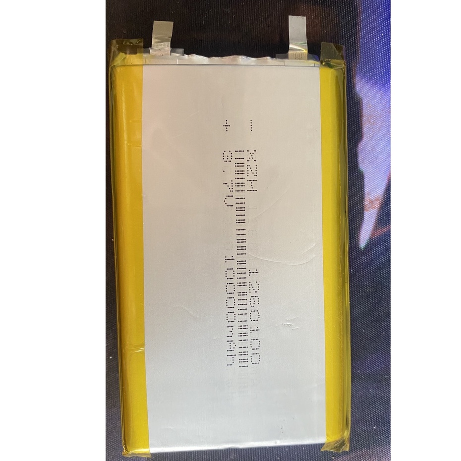 Pin sạc Lithium Polymer LiPo 3.7V 10000mAh 1260100-1260110  37Wh chế pin sạc dự phòng  có mạch bảo vệ