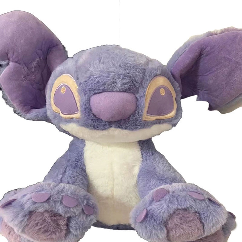 Búp Bê Nhồi Bông Hình Stitch Màu Tím Dễ Thương Cho Bé Gái