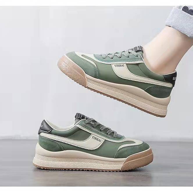 Giày Thể Thao Cột Dây Phong Cách Retro Cho Nữ
