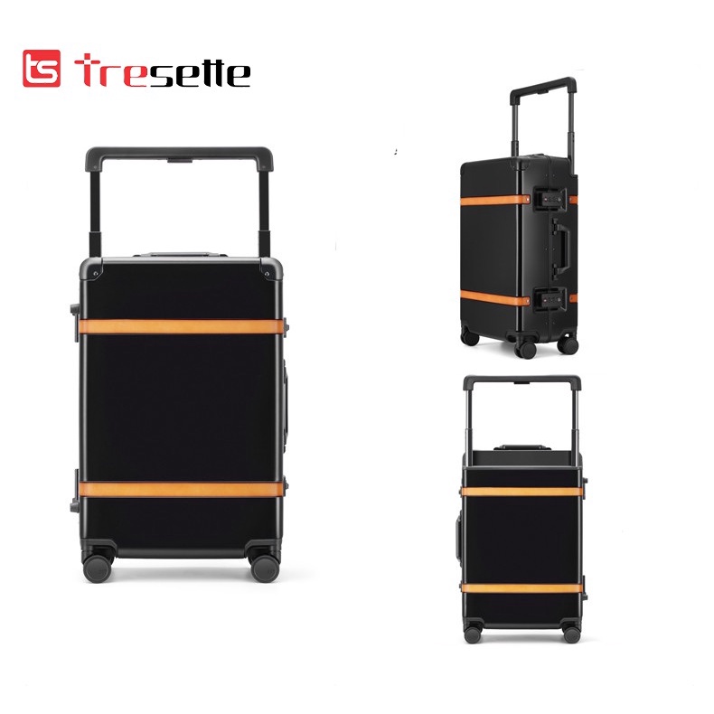 FREESHIP [SIZE 20INCH] Vali khoá sập thời trang da cao cấp nhập khẩu Hàn Quốc TRESETTE TSL 1910