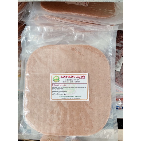 Bánh tráng gạo lứt 250g dành cho người ăn kiêng, healthyfood