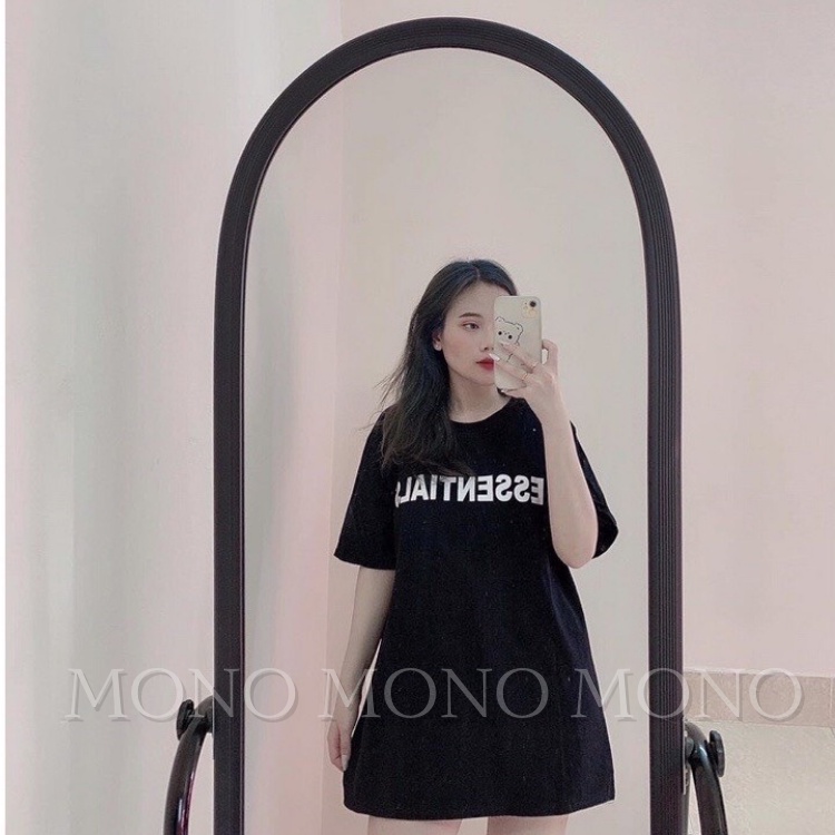 Áo thun tay lỡ form rộng - phông nam nữ cotton freesize - T shirt essentials