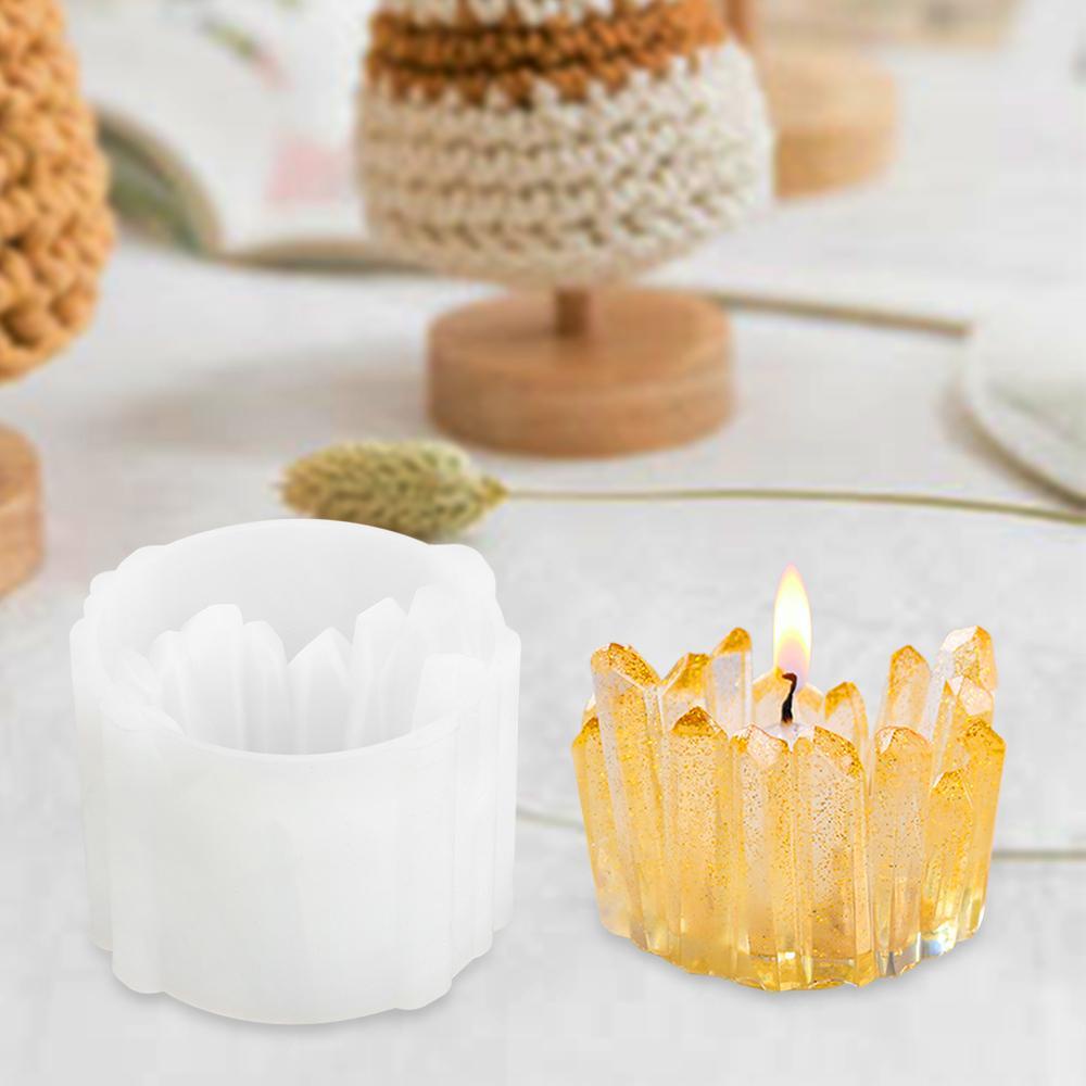 LONTIME Hộp Đựng Nến Bằng Nhựa Resin Có Gương Tiện Dụng