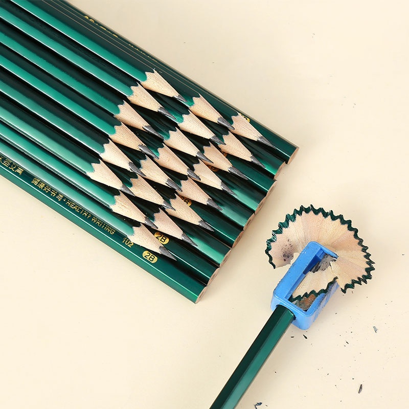 Set 5 bút chì gỗ OSSAYI HB/2B viết vẽ chuyên dụng