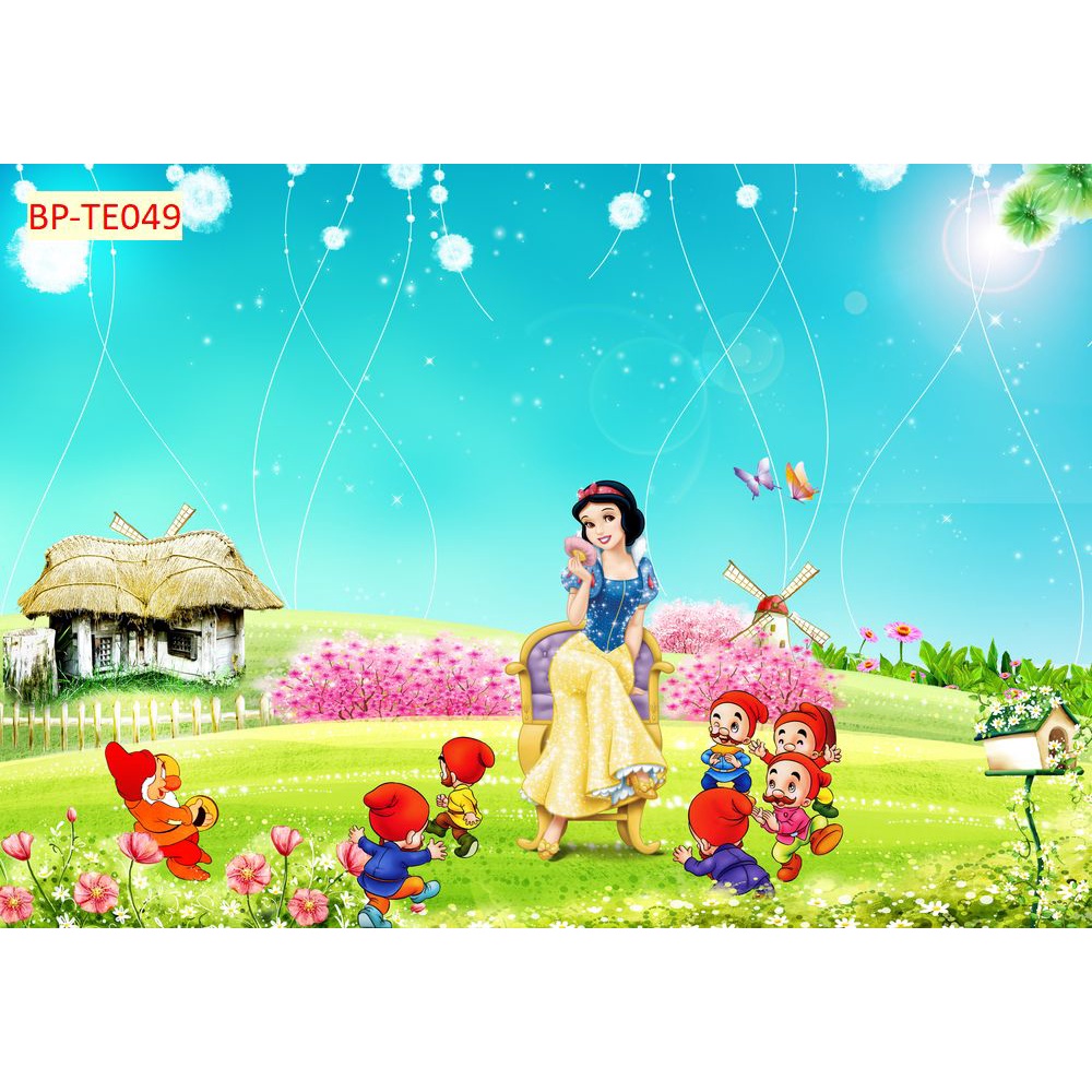 Tranh Dán Tường Công Chúa xinh xắn, đáng yêu Giành Cho Trẻ Em