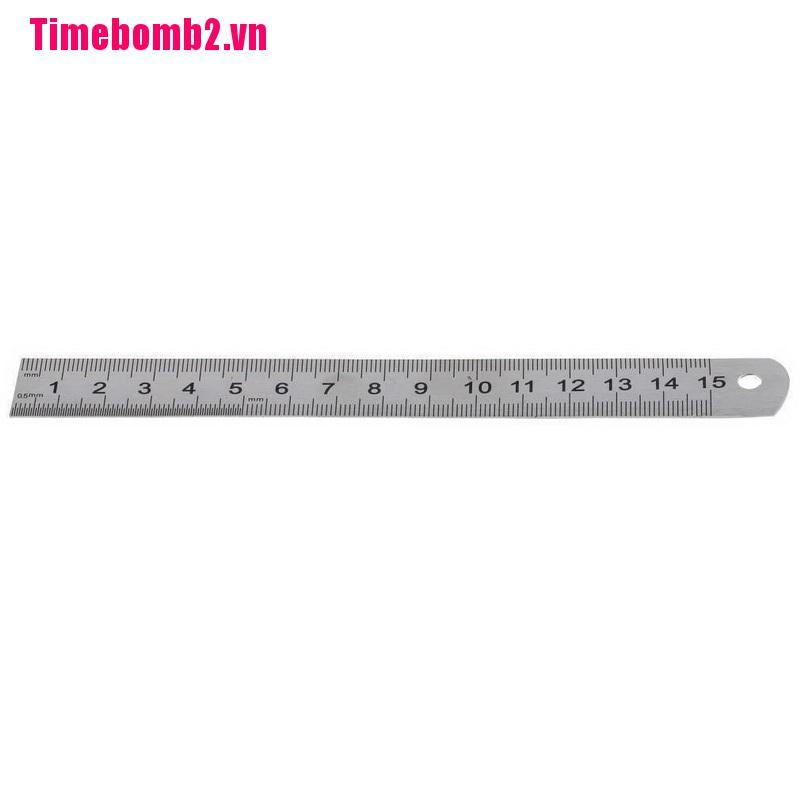 Kẹp Thẳng 2 Mặt Bằng Thép Không Gỉ 15cm 6Inch