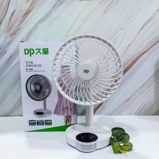 Quạt sạc tích điện có đèn led dp-7626