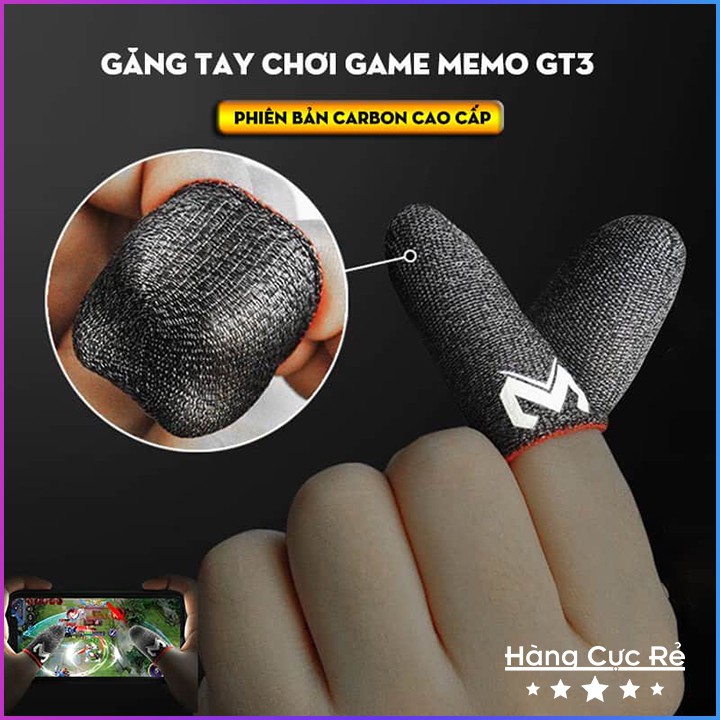 Bộ 2 Bao tay chơi game MEMO, hàng Cao Cấp, siêu Thoáng Mát, Cảm Ứng mượt mà - Shop Hàng Cực Rẻ