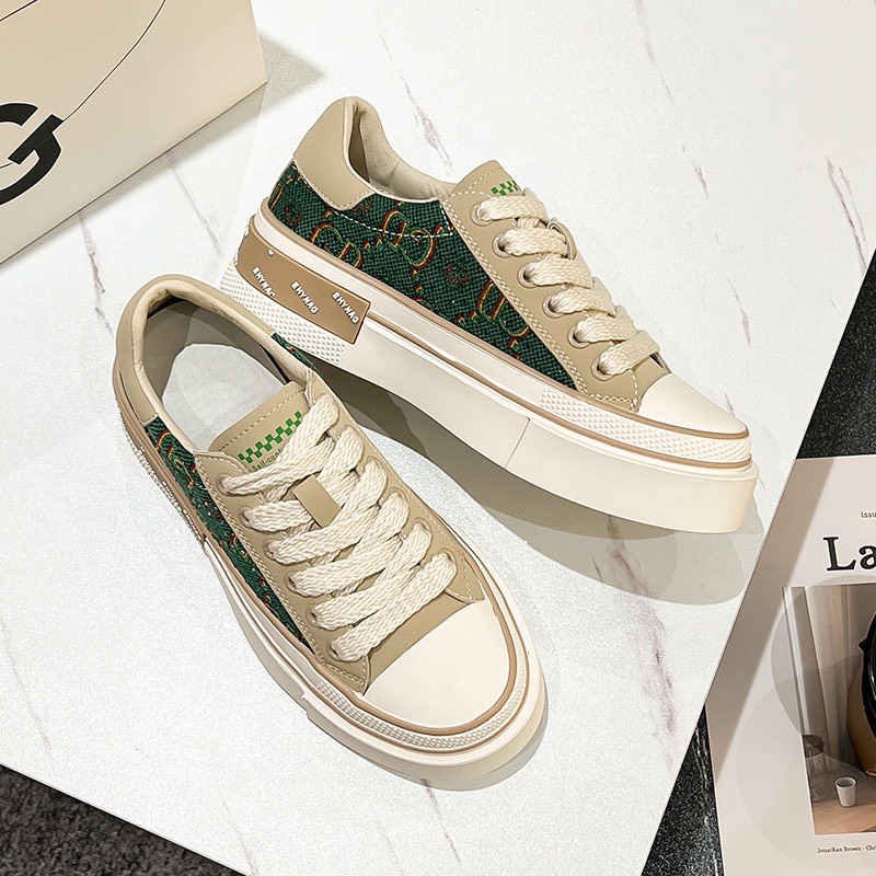 Giày thể thao nữ giá rẻ, giày sneaker nữ hàng loại 1 bản thêu Mã GD01