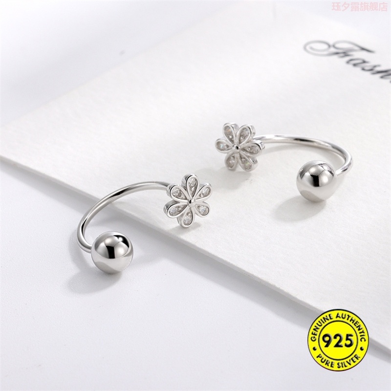 Bông tai mạ bạc 925 thiết kế mới thanh lịch 18K