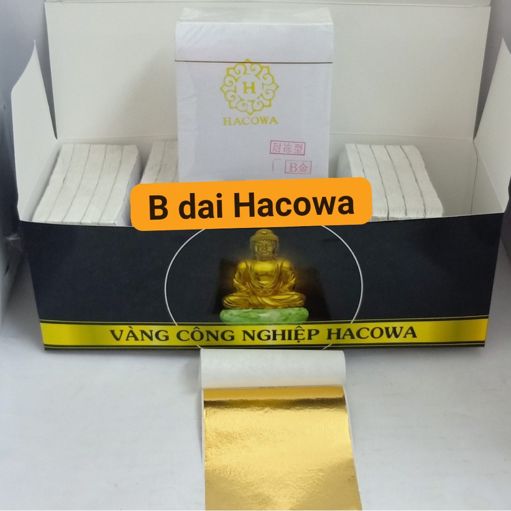 2500 lá vàng Hacowa siêu đẹp, bóng láng chuyên dát tượng phật, đồ nội thất, đồ thủ công mỹ nghệ, phào chỉ