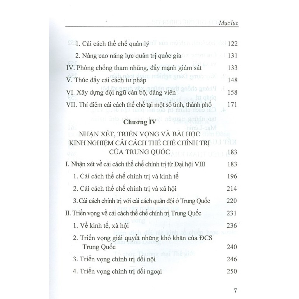 Sách - Cải Cách Thể Chế Chính Trị Ở Trung Quốc Hai Thập Niên Đầu Thế Kỷ XXI