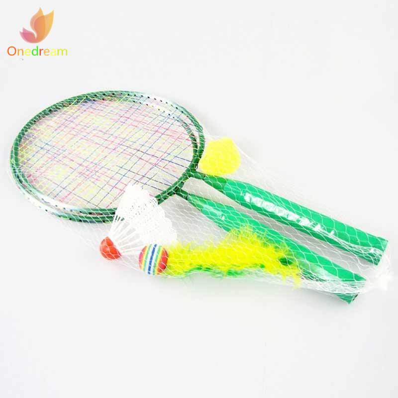 Cặp Vợt Cầu Lông Kèm Bóng Đồ Chơi Cho Trẻ Em