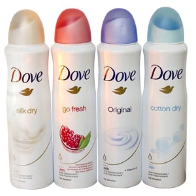 ( HN ) Xịt khử mùi Dove 150ml của Mỹ, dành cho nữ | BigBuy360 - bigbuy360.vn