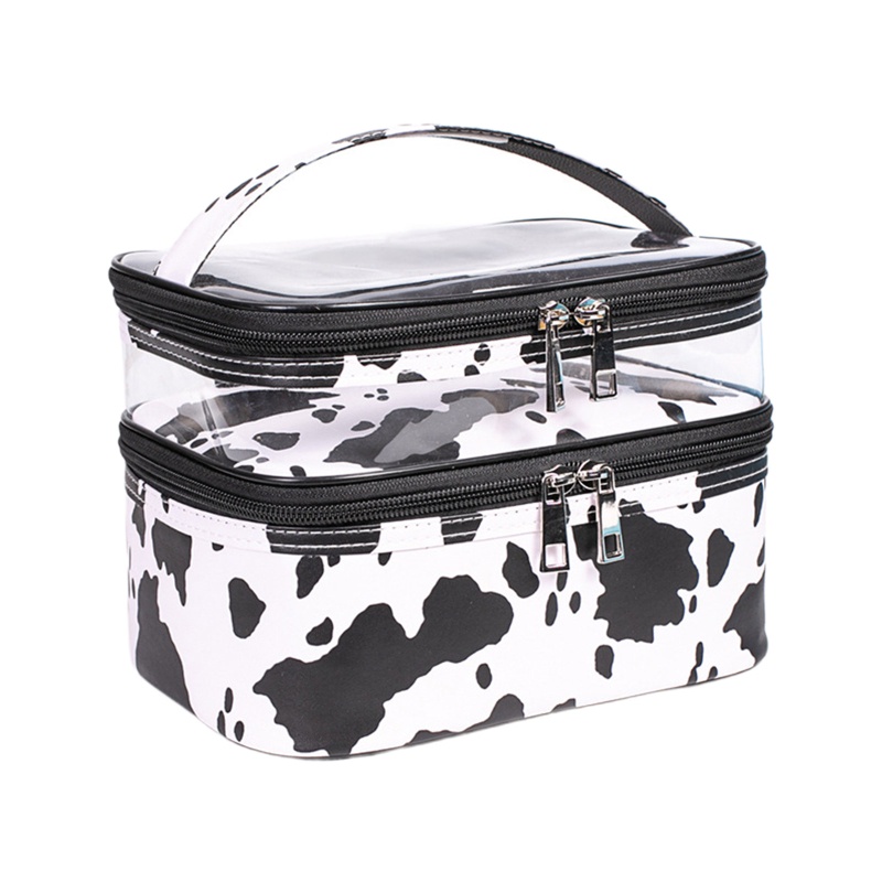 Túi Đựng Đồ Trang Điểm 2 Tầng Chống Nước Cho Nữ