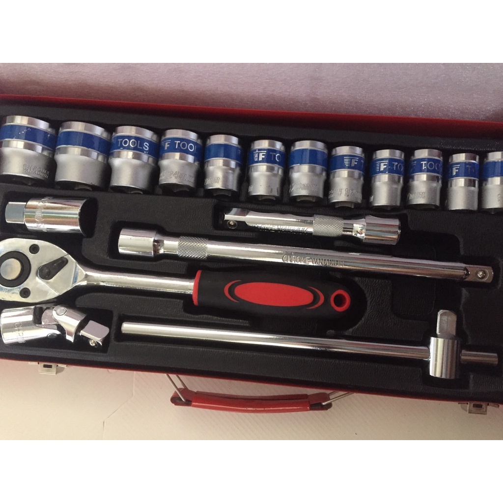 Bộ khẩu 24 chi tiết 1/2" hàng loại 1
