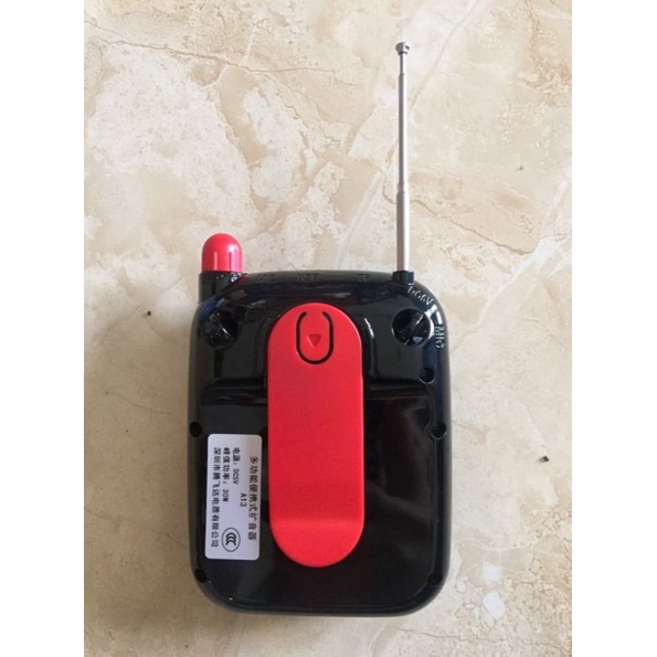 Máy trợ giảng Shuae A13 micro có dây hỗ trợ Bluetooth, USB, thẻ nhớ TF,đài FM