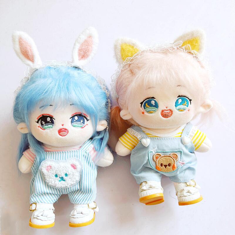 Búp Bê Nhồi Bông Hình Gấu Đáng Yêu 20cm