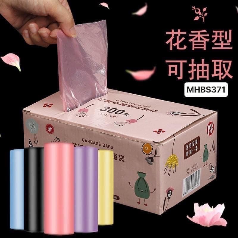 Hộp 300 Túi Đựng Rác Siêu Dai Tự Phân Hủy KT 45x50