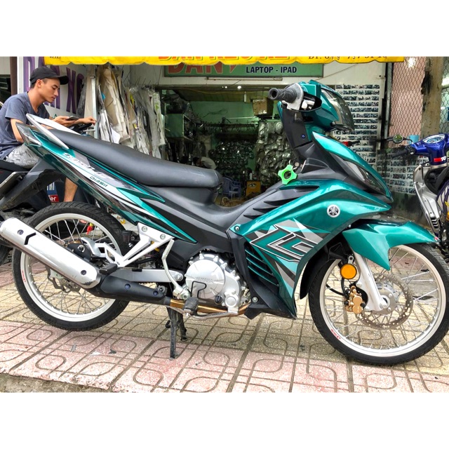 Tem Exciter Lc 135 2011 xanh ngọc rời không bay màu có thể đổi màu tuỳ ý