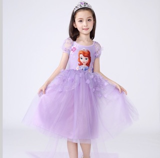 Váy elsa dài tay
