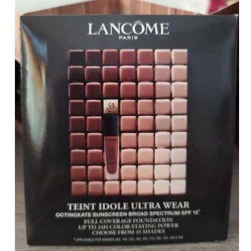 [Lancôme]Bảng 12 Màu Nền Siêu Che Phủ Teint Idole Ultra Wear Sample 12*0,047g