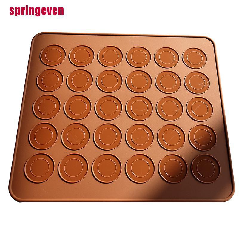 Khuôn Làm Bánh Macaron Hai Mặt Bằng Silicone DIY