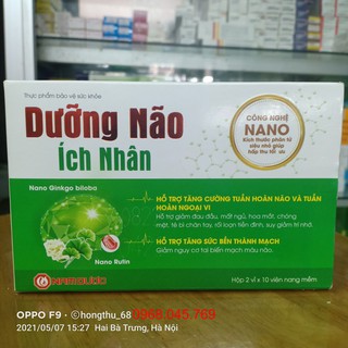 Dưỡng não Ích Nhân hộp 2 vỉ x 10 viên