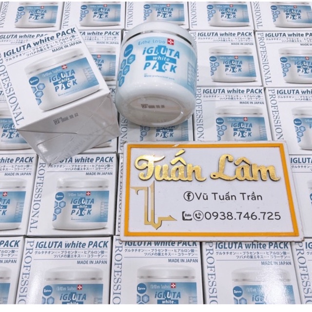 Ủ TRẮNG BẠCH TẠNG IGLUTA WHITE PACK NHẬT BẢN