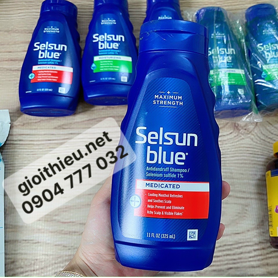 [Có bill Mỹ] Dau goi tri gau Selsun Blue chai 325ml của Mỹ