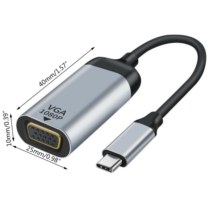 Cáp chuyển đổi Type-C Usb C sang Hdmi/ Dp / Vga / Rj45 tiện dụng