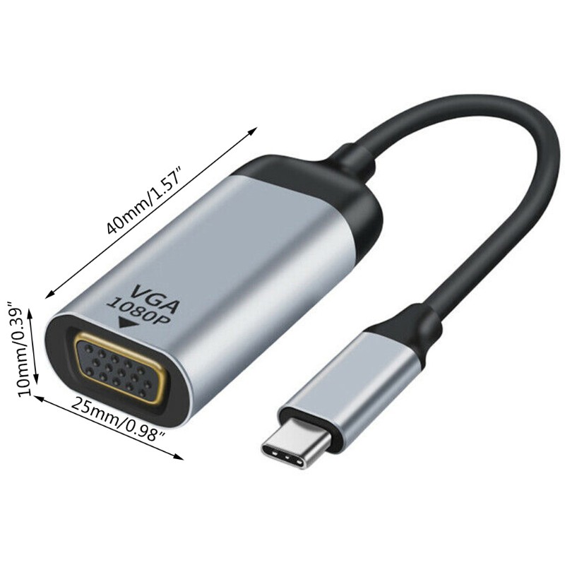 Cáp Chuyển Đổi Type-C Usb C Sang Hdmi-Compatible / Dp / Vga / Rj45