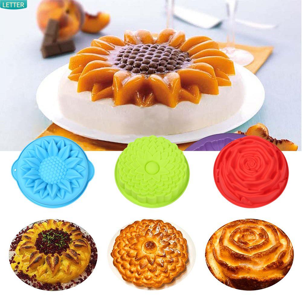 Khuôn Silicone Tạo Hình Làm Bánh Kẹo Hình Hoa Hồng/Chim/Chim 3D DIY