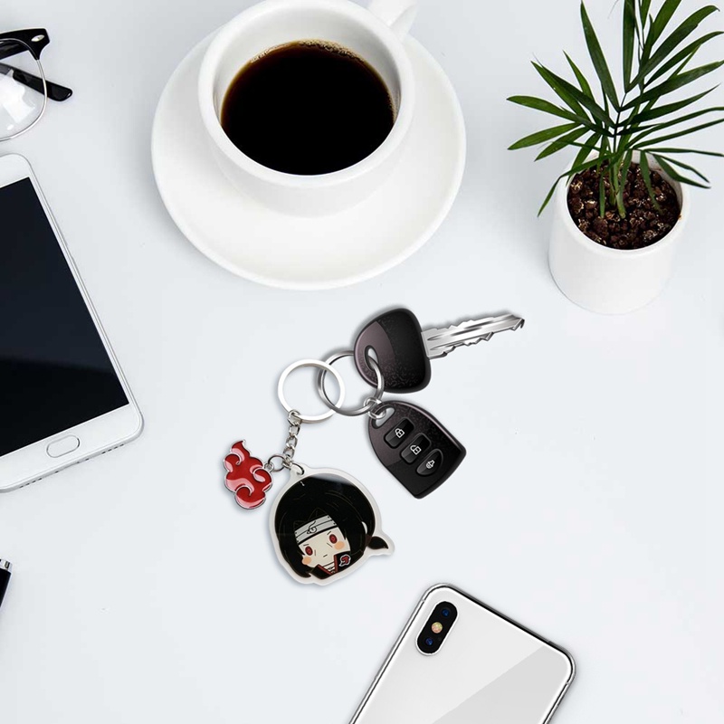 Móc Khóa Nhựa Acrylic In Hình Anime Naruto Dễ Thương