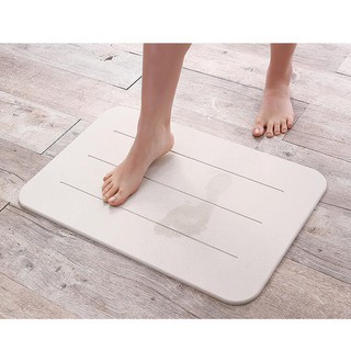 Thảm Đá Lau Chân Thấm Hút Nước Kẻ Dòng