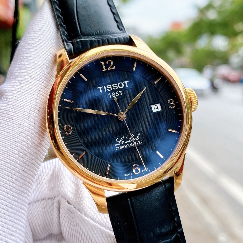 Đồng hồ nam chính hãng Tissot Lelocle Cafe Chronometer T006.408.36.057.00 -Máy Automatic cơ tự động -Kính Sapphire