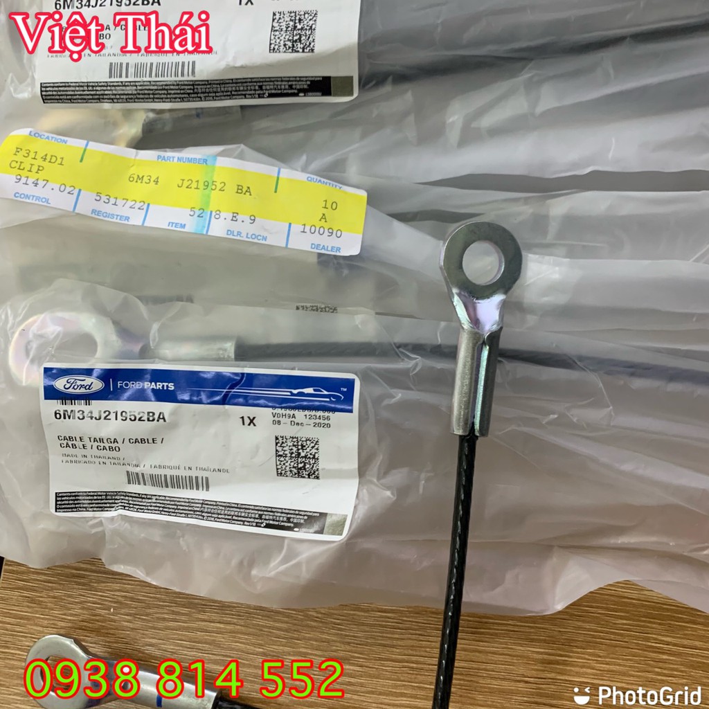 DÂY CÁP TREO  CỬA THÙNG SAU FORD RANGER