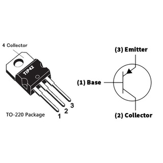 Transistor TIP42, TIP42C / PNP / Linh Kiện Điện Tử