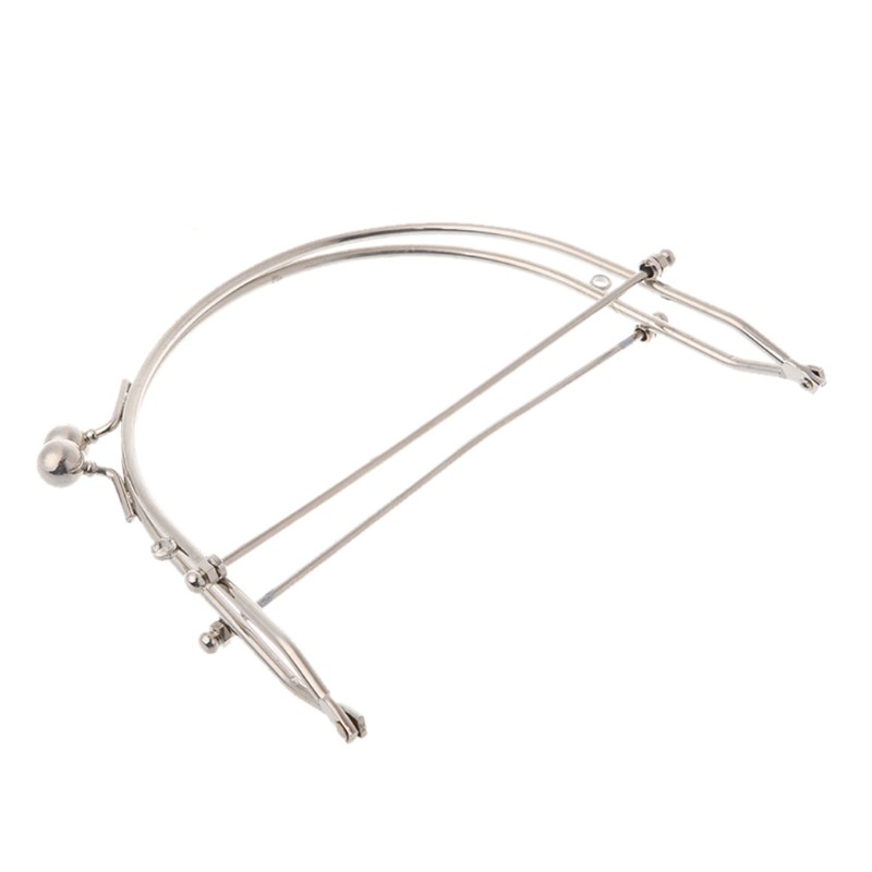 Khung tròn nửa khung có khóa kim loại để làm túi xách/ ví cầm tay