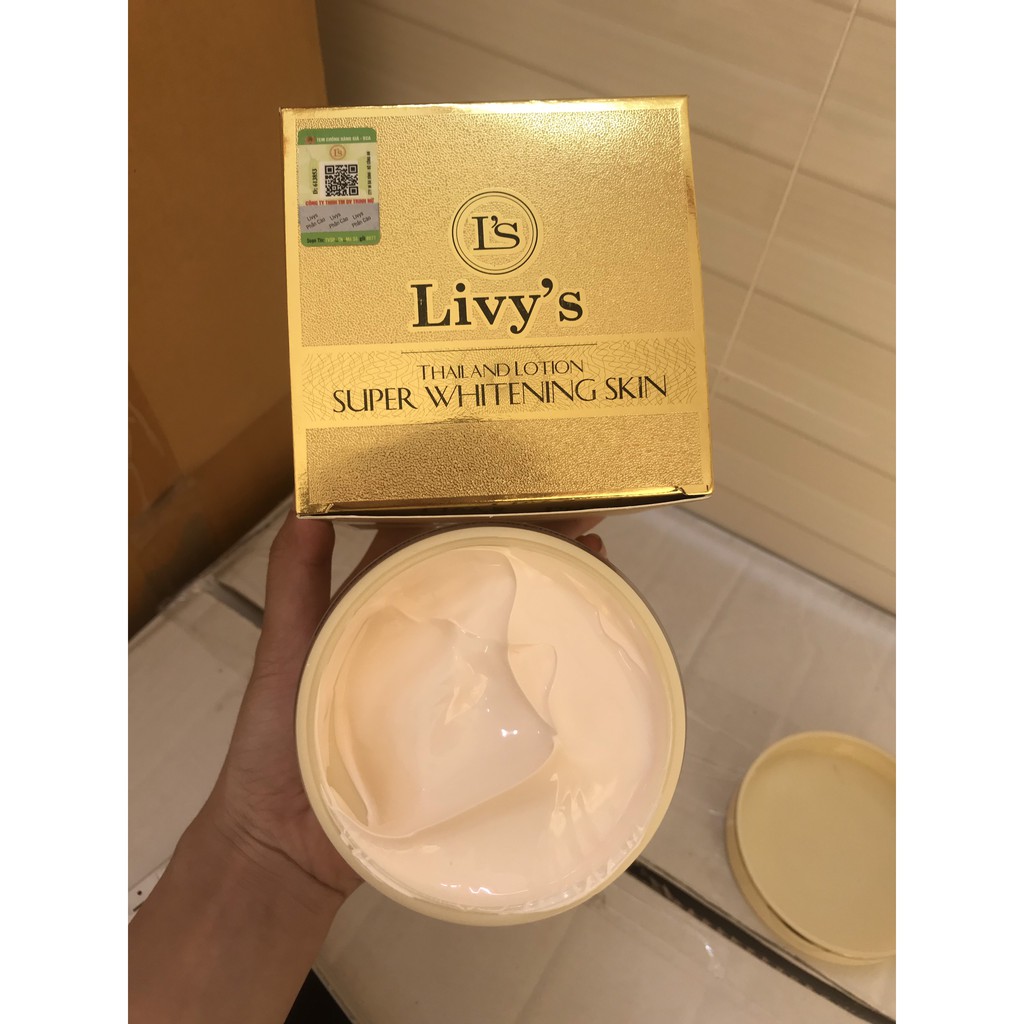 Body Livy's Thái Lan dưỡng thể trắng da, bật tông ngay lần đầu sử dụng