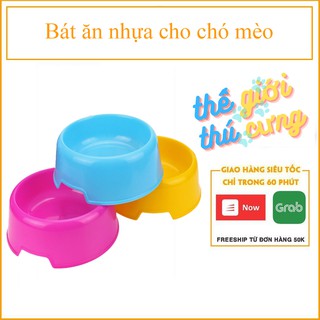 Bát ăn nhựa cho chó mèo
