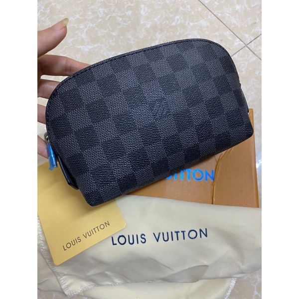 Túi cầm tay da thật