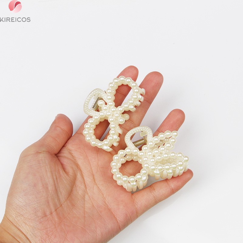 Kẹp Tóc Gấp Tóc Nữ Ngọc Trai Nhân Tạo Size 5.8cm Hot Trend