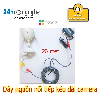 Dây Nguồn Nối Tiếp Kéo Dài Camera 20 met ( Hỗ trợ tăng khoảng cách)