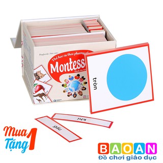 Thẻ Flashcard - Thẻ Học Cụ Theo Phương Pháp Montessori