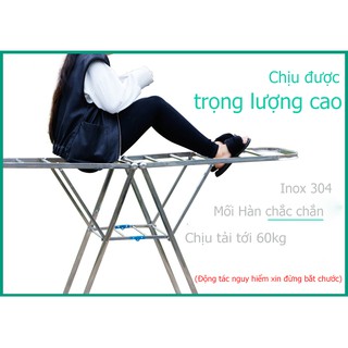 sào phơi đồ inox 304