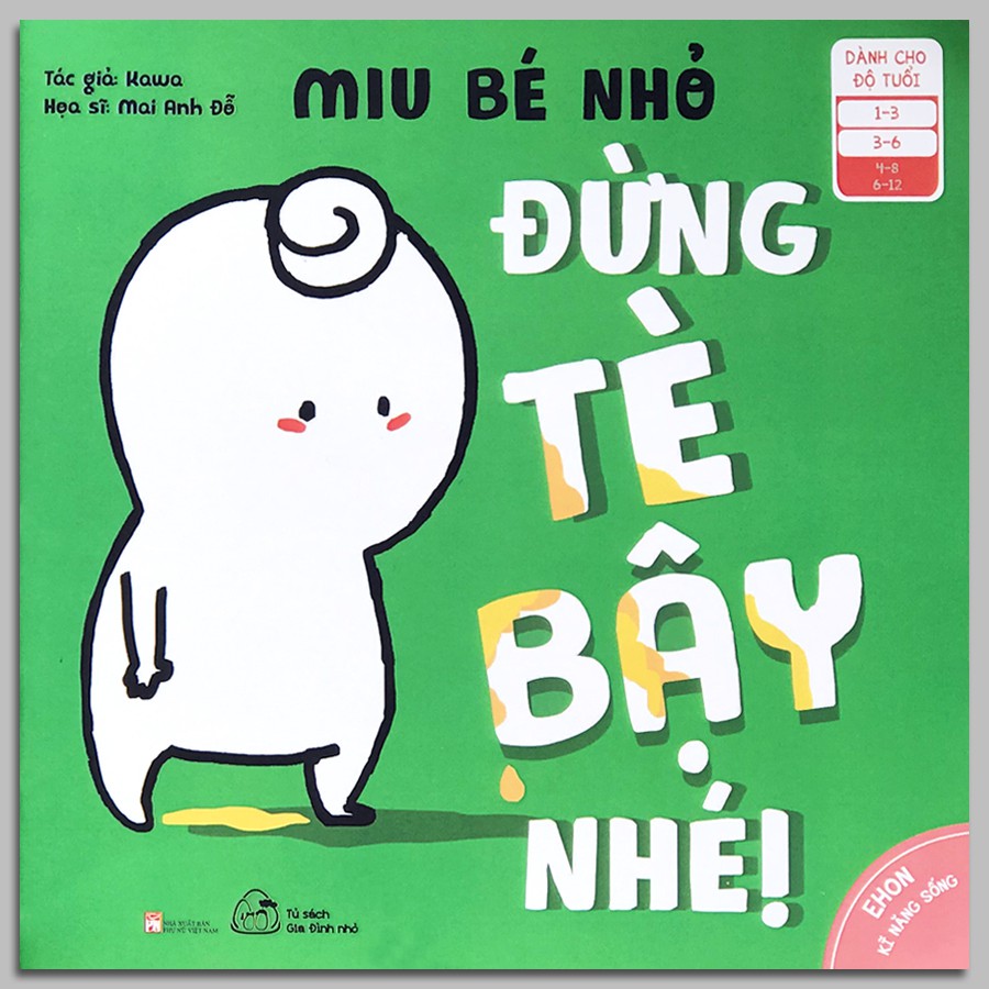 Sách - Ehon Kĩ Năng Sống - Miu Bé Nhỏ - Combo 8 quyển (1-6 tuổi) Tặng Miu nhồi bông số lượng có hạn | BigBuy360 - bigbuy360.vn