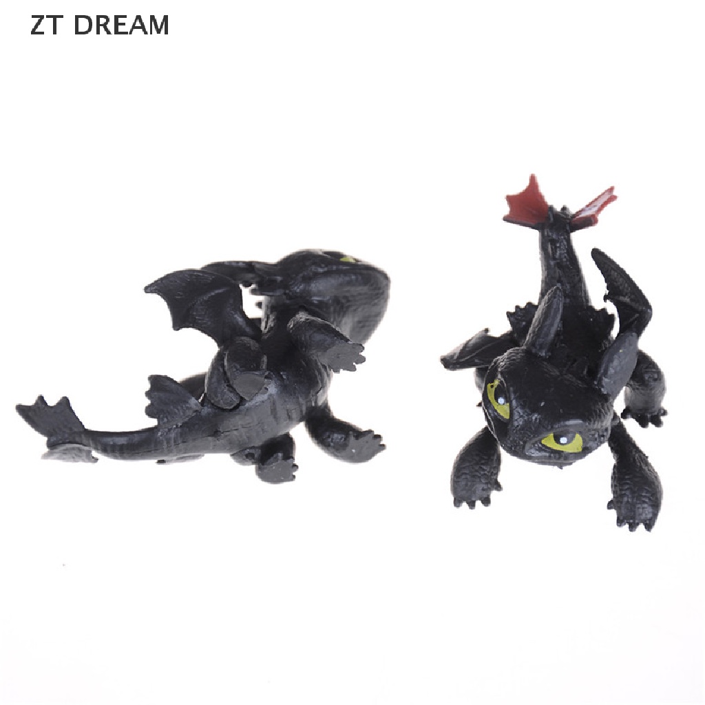 Đồ chơi trẻ em hình rồng Night Fury Toothless ZTD bằng PVC 07