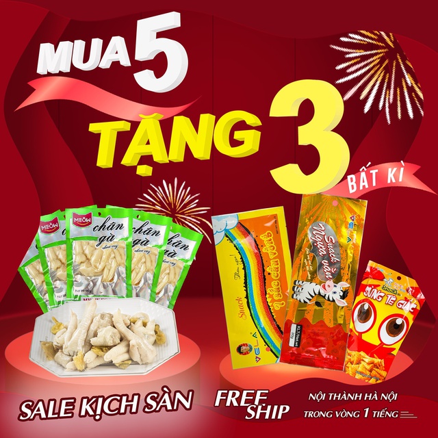 [COMBO 5 gói ] Chân Gà cay chua MEOW thơm ngon an toàn đảm bảo vệ sinh