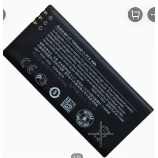 Pin Lumia 820(Bp-5T) hàng xịn, có bảo hành bao bền bao chất